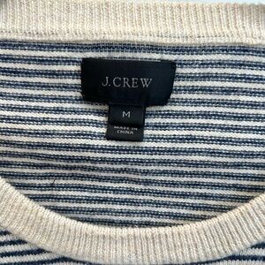 EUC J Crew stripe sweater size Medium